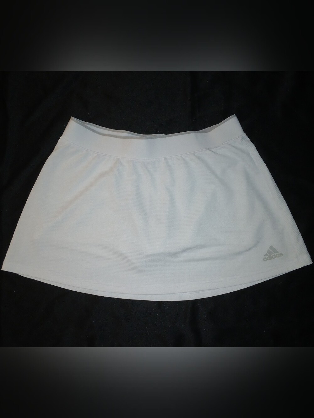 Adidas Primegreen Aeroready White Women's Tennis Skirt with Logo
